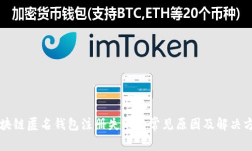 区块链匿名钱包注册失败的常见原因及解决方案